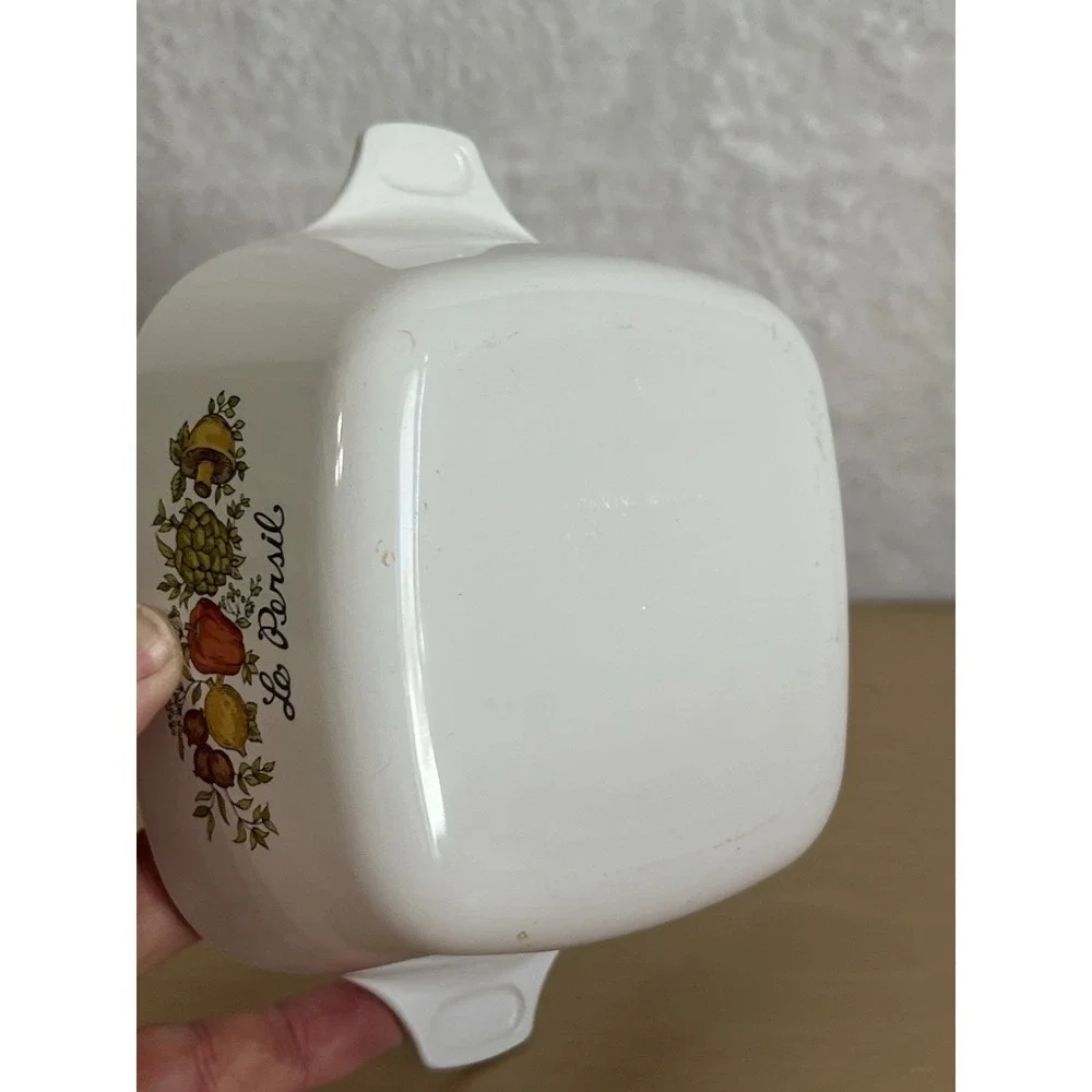 • Corning Ware Spice of Life Le Persil P-43-B Petite Casserole 2 3/4 Cup No Lid